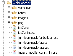 Image:Import folders with files into your Domino webapplication with the Package Explorer